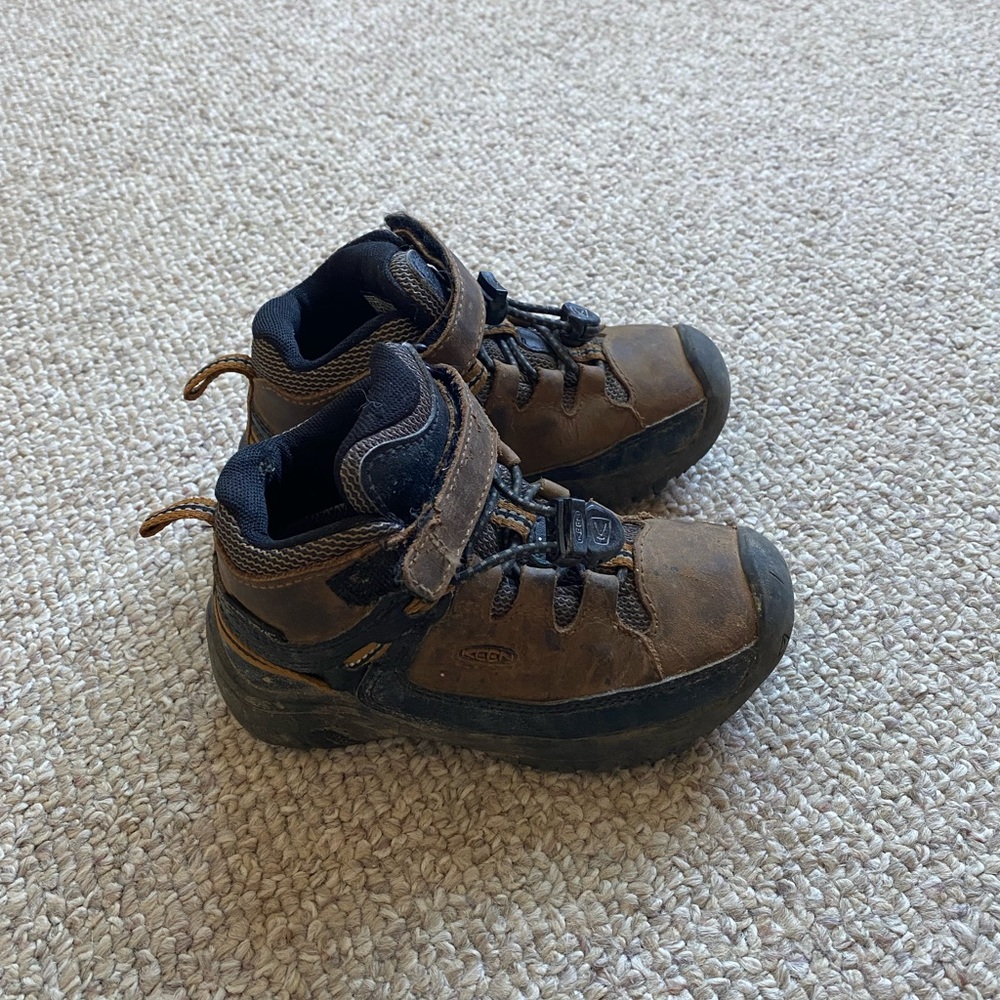 Keen Kids Toddler Brown and Black Boots